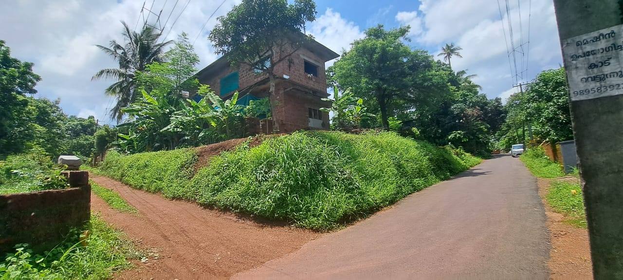 Corner view of the plot and house