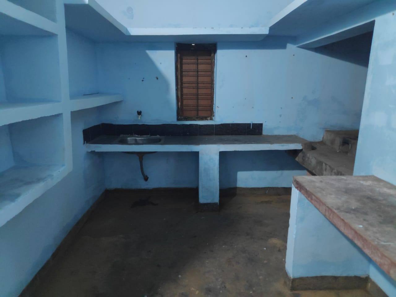 Kitchen inside the farmhouse