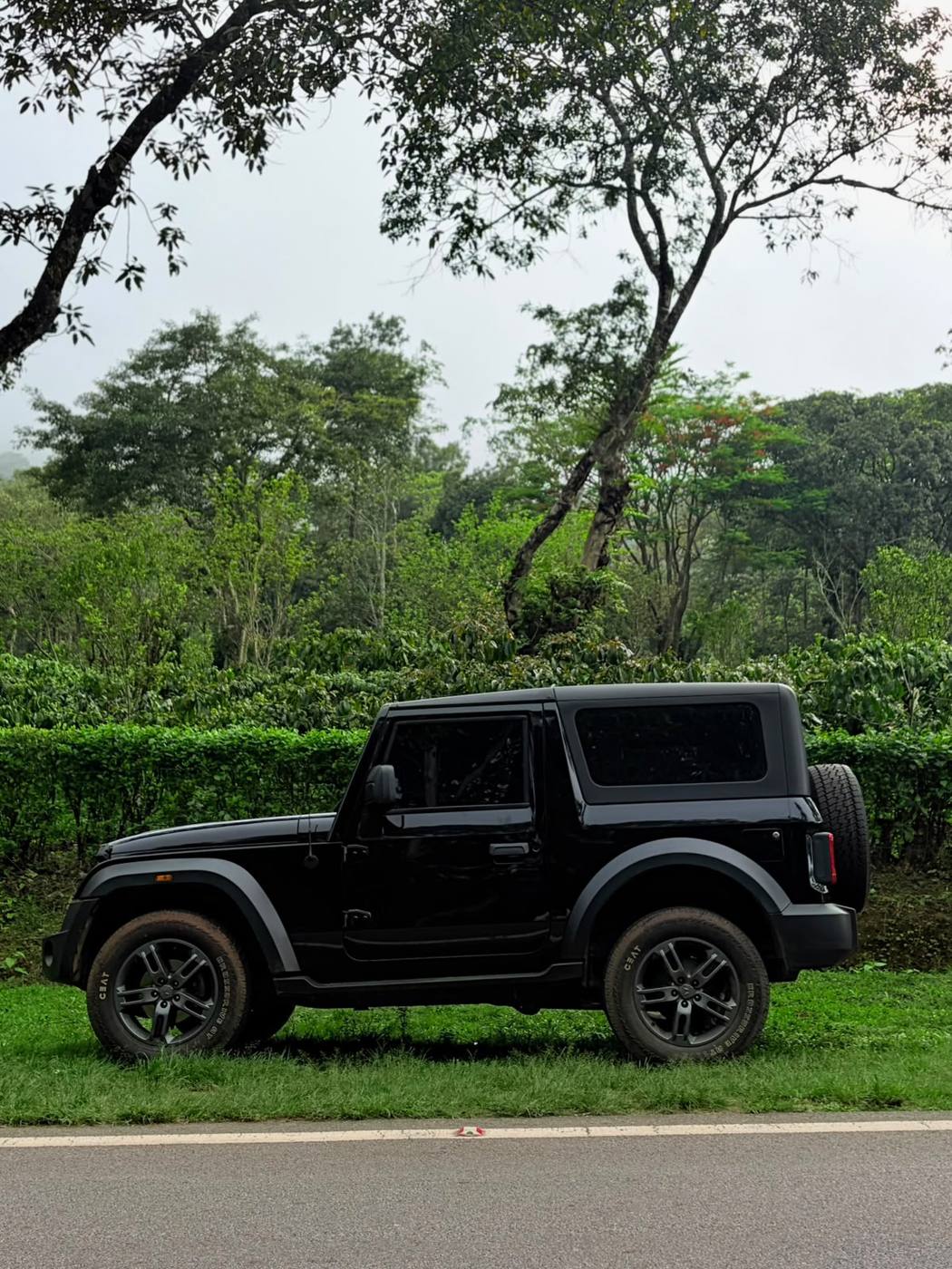 Mahindra Thar side profile